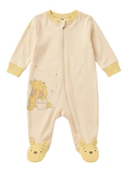 Disney Baby Boys' or Girls' Crewneck Sleep & Play Coverall and Hat, 2-Piece Set