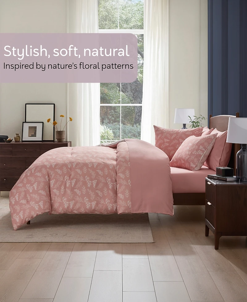 Nestl Luxury Soft Botanical Design 7-Pc. Comforter Set