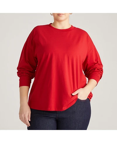 Universal Standard Plus Long Sleeve Relaxed Tee