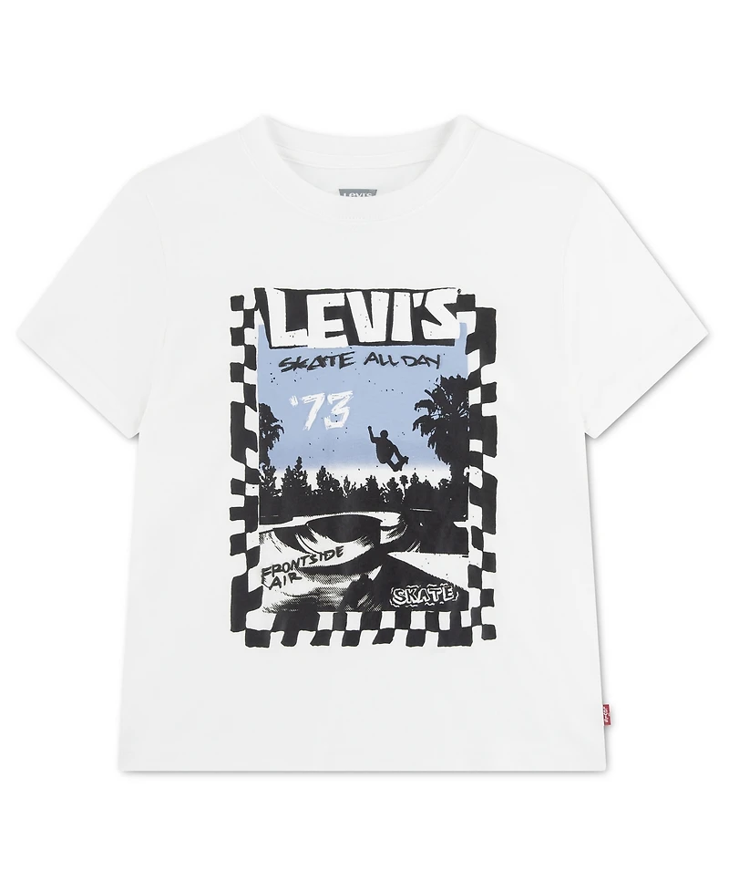 Levi's Boys' 4-7 Catching Air Short-Sleeve T-shirt