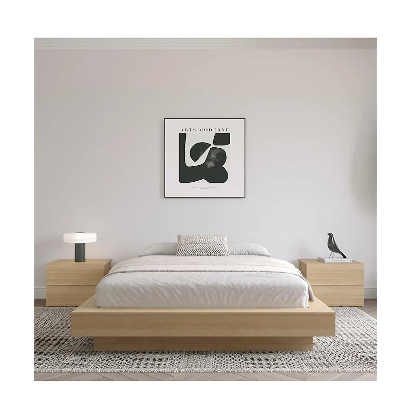 Nexera Marconi Platform Bed Frame