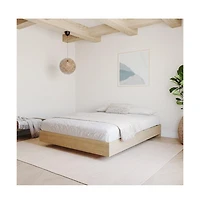 Nexera Platform Bed Frame, Queen, Maple