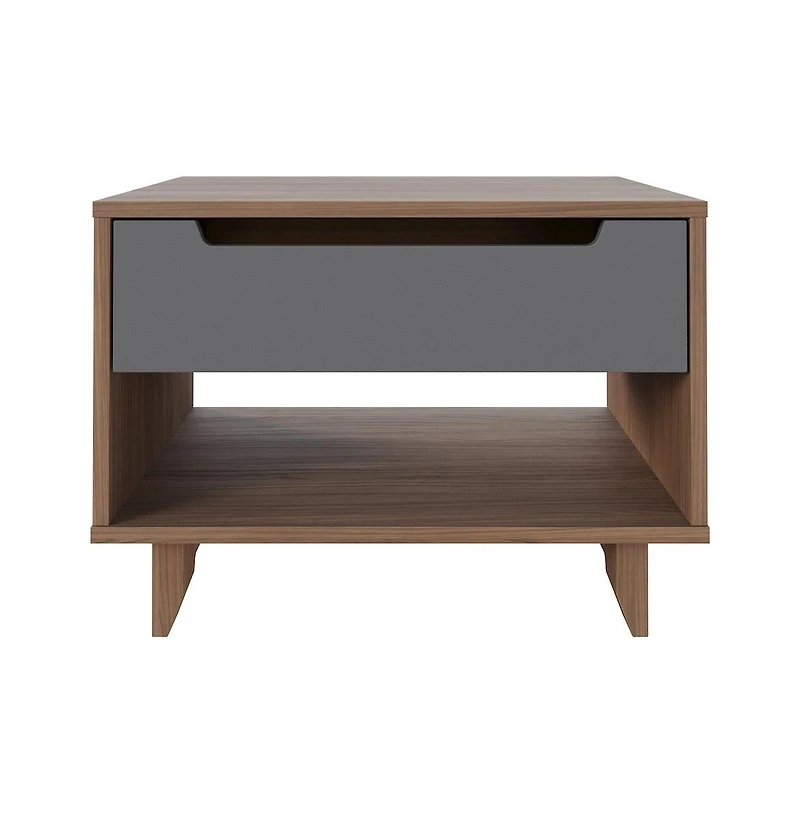 Nexera Nightstand 1-Drawer And Folding Door