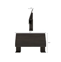 Nexera Storage Headboard