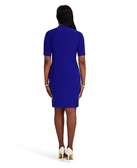 Kasper Women's V-Neck Midi Dress