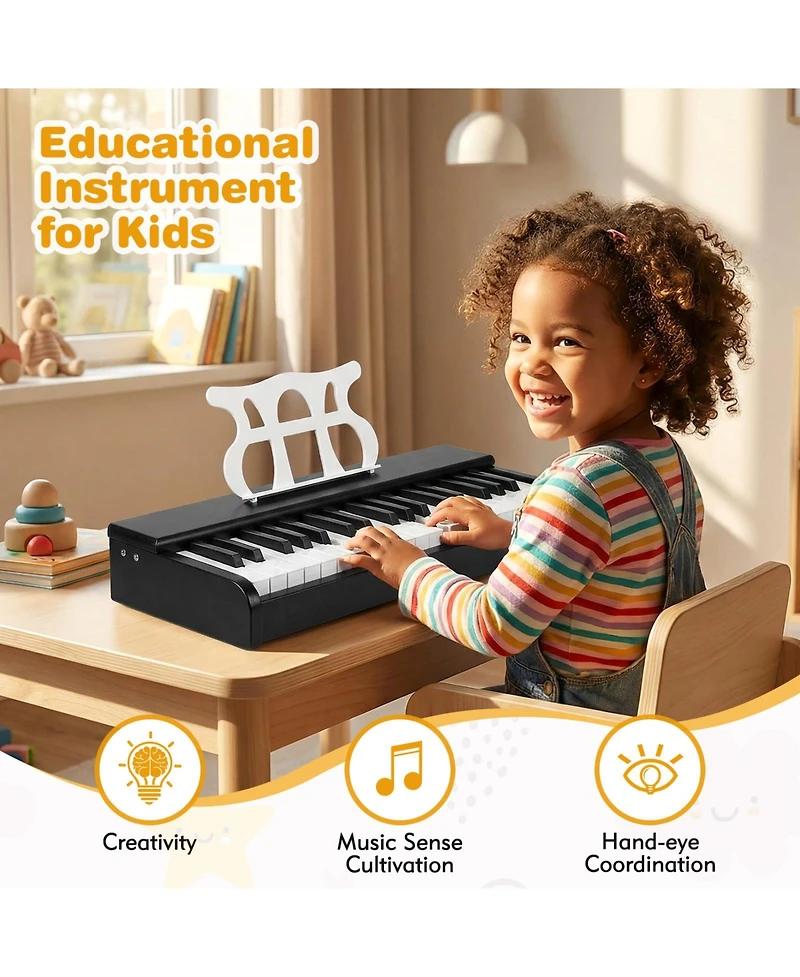 Mecale 30-Key Kids Digital Piano with Music Stand, Ideal for 3+ Years Old Beginners
