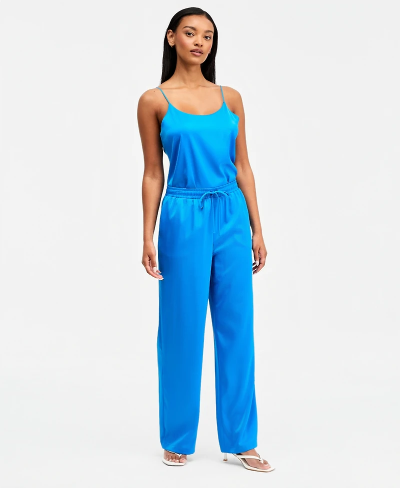 Bar Iii Women's Satin Scoop-Neck Cami, Macy's Exclusive