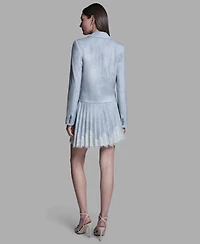 Bcbg Women's Printed Open-Front Jacket