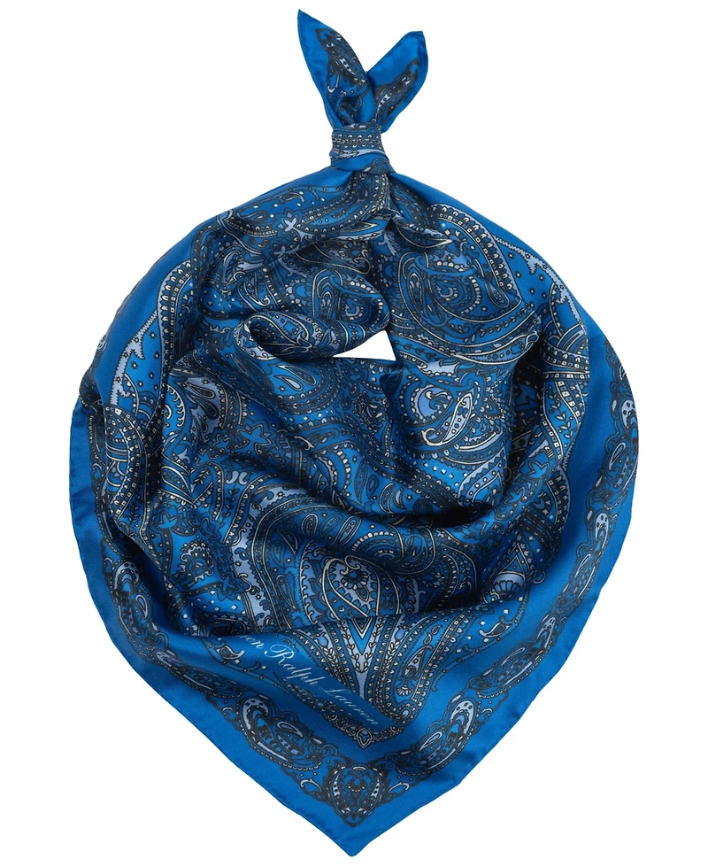Lauren Ralph Lauren Paisley Bandana Small Square Scarf