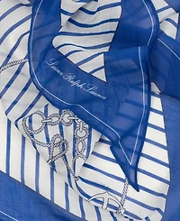Lauren Ralph Lauren Nautical Stripe Large Diamond Scarf