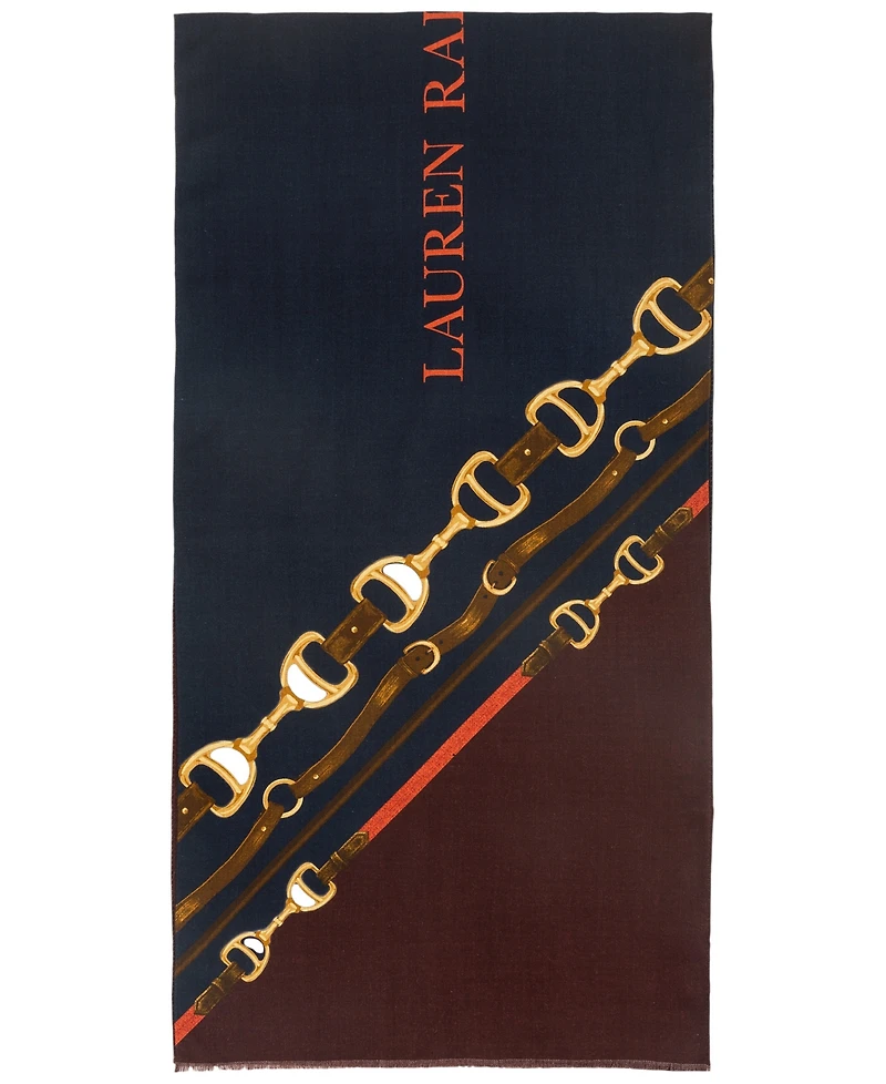 Lauren Ralph Lauren Diagonal Belting Oblong Scarf