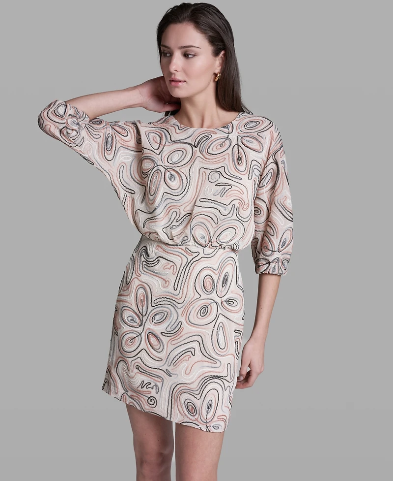 Bcbg Women's Chiffon Mini Dress