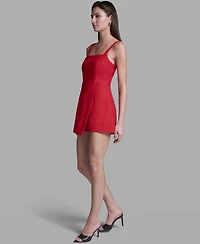 Bcbg Women's Sleeveless Mini Romper Dress