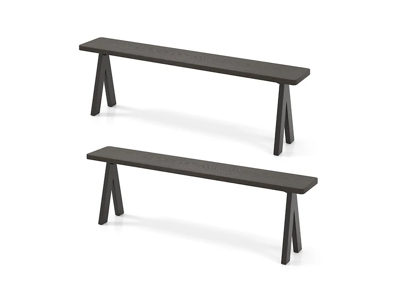 Slickblue Outdoor 3-Seat Bench with 800 lbs Bearing Capacity