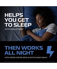 Nobi Nutrition Night Time Fat Burner to Shred While You Sleep | Belly Fat Burner, Carb Blocker & Weight Loss Support Supplements | 2 Pack