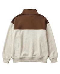 Kate Mack Girls' 7-16 Snoopy Quarter-Zip Sweatshirt