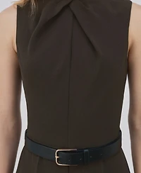 Mango Women's Draped Detail Belt Jumpsuit