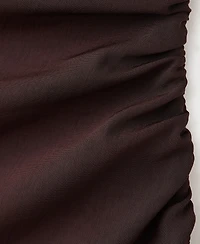 Mango Women's Asymmetrical Scarf Dress