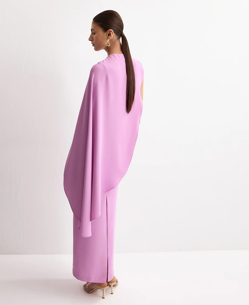 Mango Women's Double-Layer Long Dress