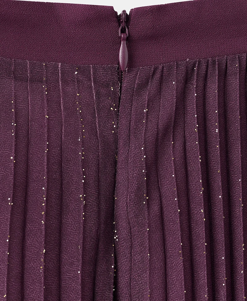 Mango Women's Pleated Flared Skirt