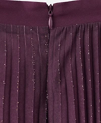 Mango Women's Pleated Flared Skirt