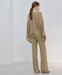 Mango Women's Mid-Rise Knitted Pants