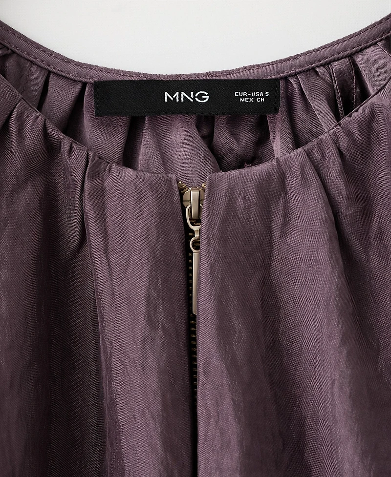 Mango Women's Oversized Bomber Jacket