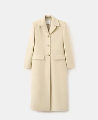 Mango Women's Buttoned Wool Coat