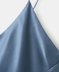 Mango Women's Silk Pajama Top