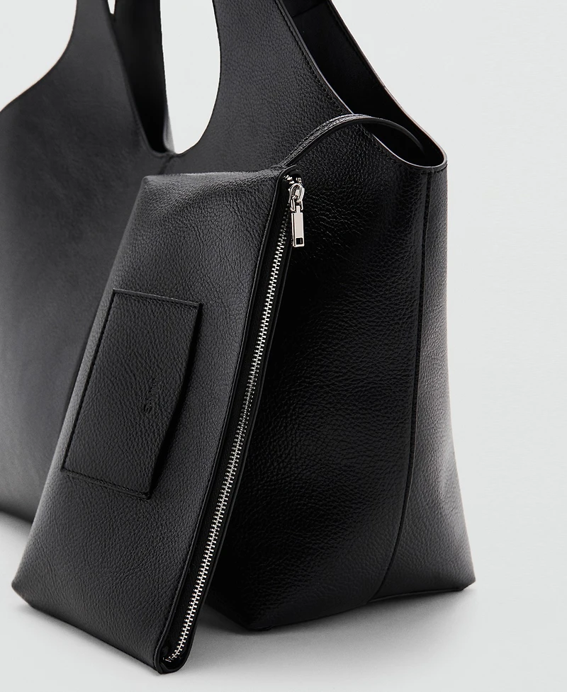 Mango Women's Large Shopper Bag