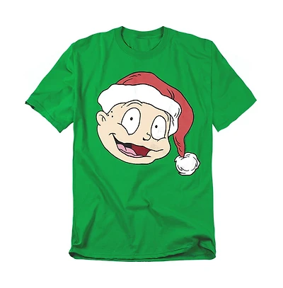 Rugrats Men's Tommy Santa Hat T-Shirt