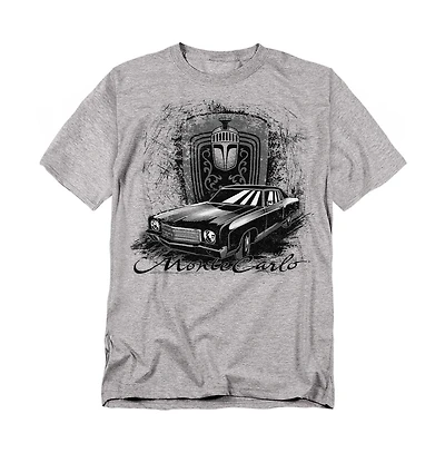 Corvette Men's Chevrolet Monte Carlo Drawing T-Shirt