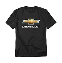 Corvette Men's Chevrolet Chevy Bowtie Stacked T-Shirt
