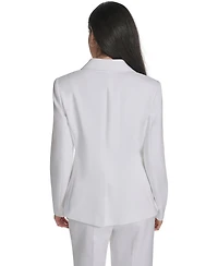 Calvin Klein Petite Notch Collar Long-Sleeve Jacket
