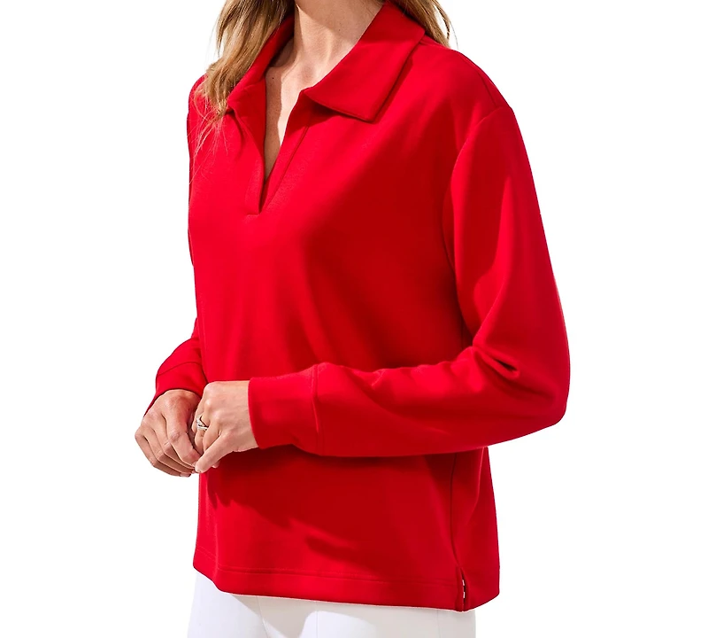 Tribal Women's Johnny Collar Top