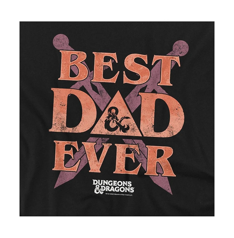 D&D Men's Best Dd Dad Ever T-Shirt