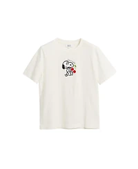 Chinti & Parker Women's Cotton Snoopy Cherry T-Shirt