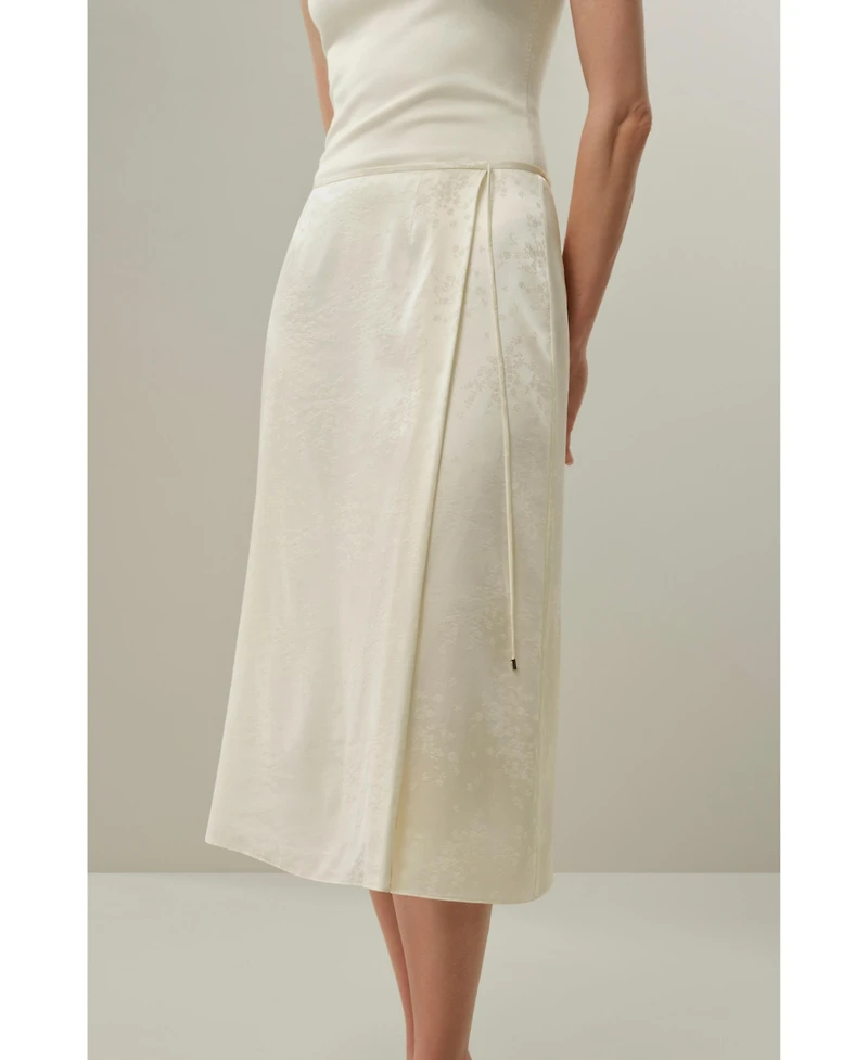 Lilysilk Women's Ying Jacquard Silk Skirt