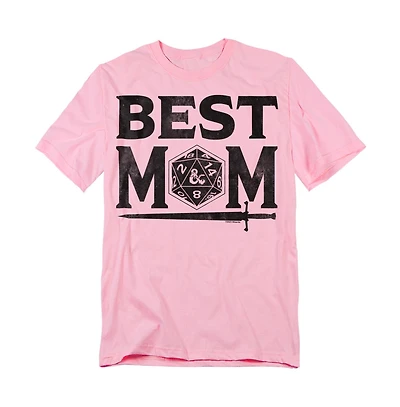 D&D Men's Dungeons Dragons Mother's Day Best Mom D20 Light T-Shirt
