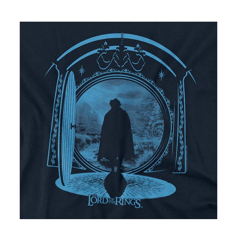 Lord Of The Rings Men's Frodo Shire Door T-Shirt