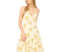 Parker Women's Floral Print Halter Neck Maxi Dress
