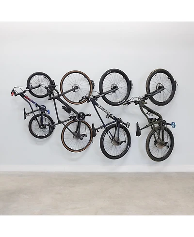 StoreYour Swivel Mount Bike Storage Rack | 2 Bike Garage Wall Hooks