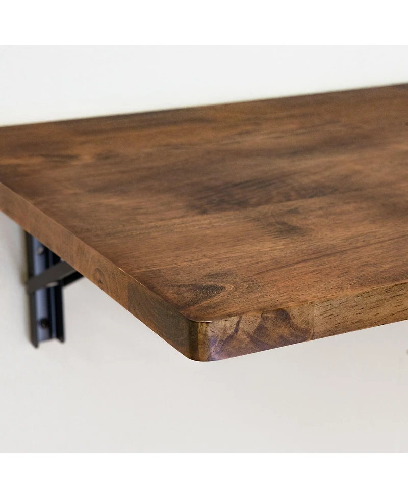 StoreYour Wakefield Foldable Workbench, Dark Wood Tabletop, Heavy-Duty Table