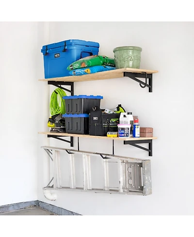 StoreYour Diy Wall Shelf Brackets | Heavy Duty Garage Wall Shelves