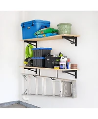 StoreYour Diy Wall Shelf Brackets | Heavy Duty Garage Wall Shelves