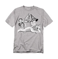 Wizard Of Oz Men's The Group Doodle T-Shirt