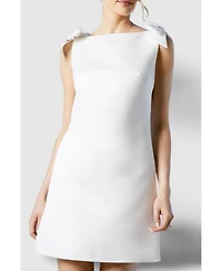 Coast Women's Satin Bow Bridal Mini Dress