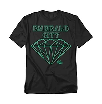 Wizard Of Oz Men's The Emerald City Line Logo T-Shirt