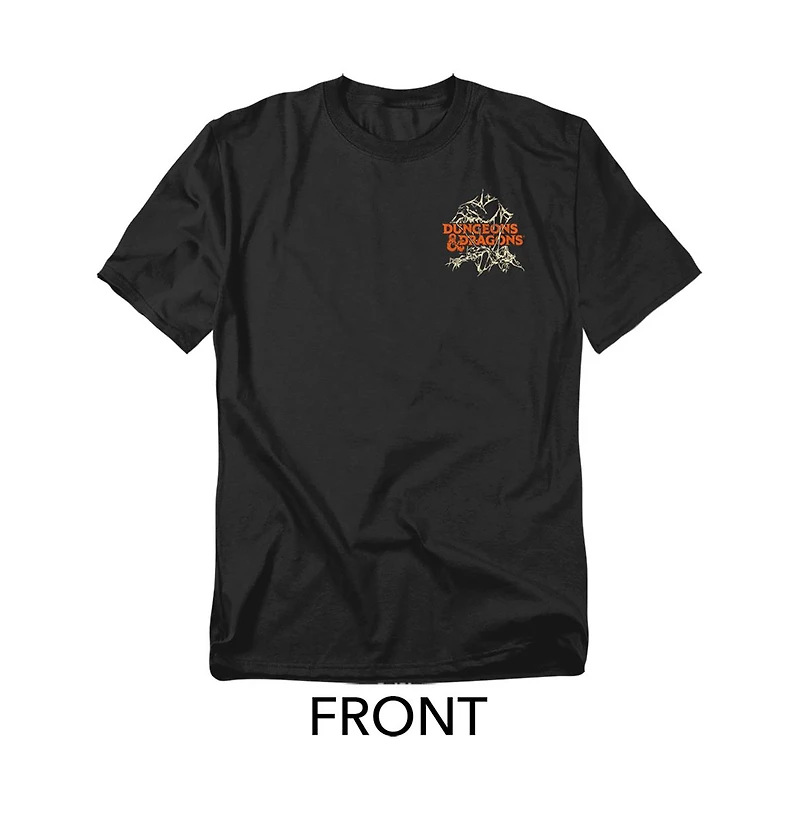 D&D Big & Tall Dungeons And Dragons Drag Me To The Abyss Front Back T-Shirt