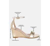 Rag & Co Womens Volora Dressy Wedge Heel Sandals